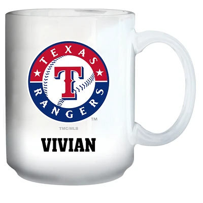 Texas Rangers 15oz. Personalized Mug
