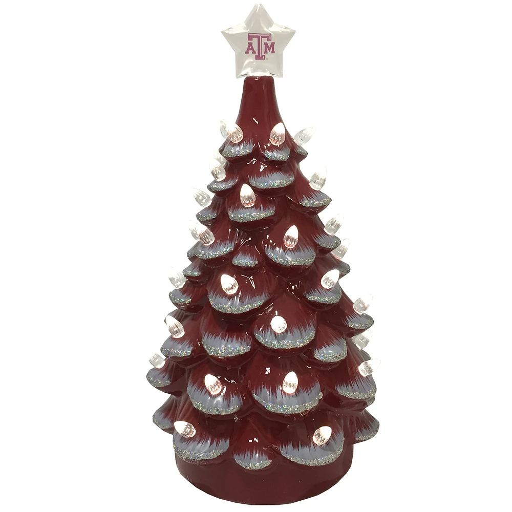 Maroon Texas A&M Aggies 14'' Ceramic Tree