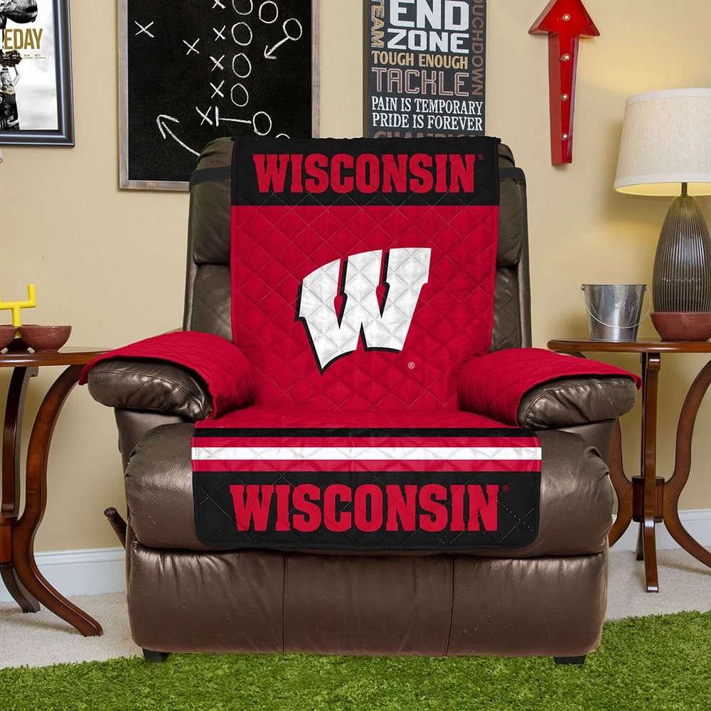 Wisconsin Badgers Recliner Furniture Protector