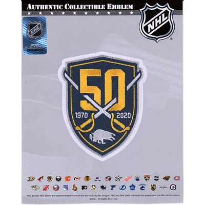 Buffalo Sabres Unsigned 50th Anniversary Season National Emblem Jersey Patch