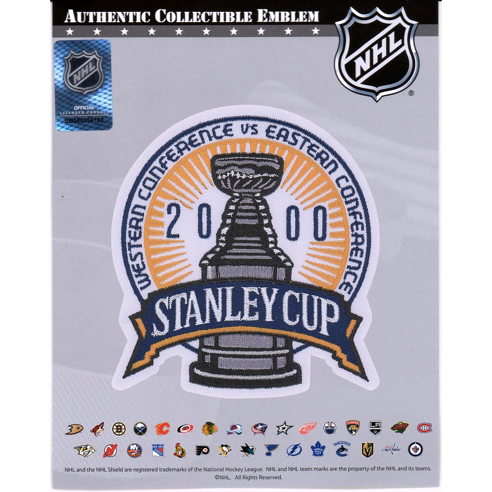 New Jersey Devils vs. Dallas Stars Unsigned 2000 Stanley Cup Final National Emblem Jersey Patch
