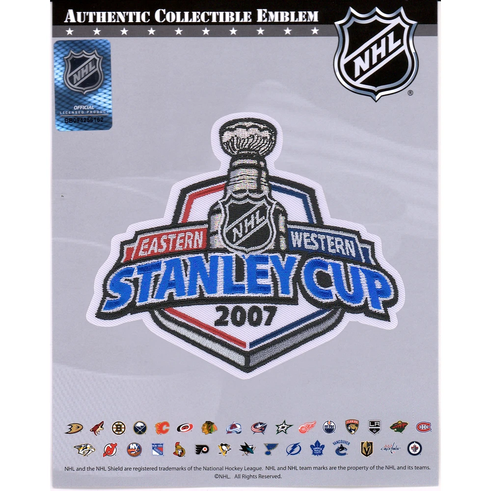 Anaheim Ducks vs. Ottawa Senators Unsigned 2007 Stanley Cup Final National Emblem Jersey Patch