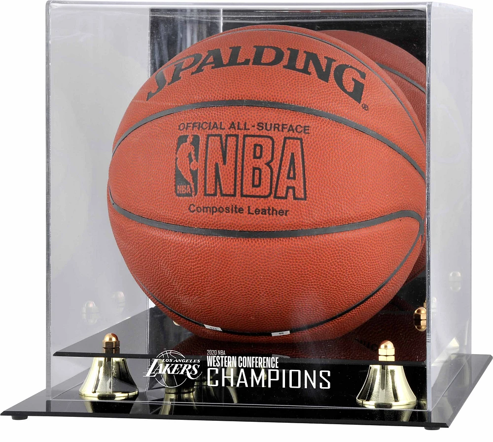 Los Angeles Lakers 2020 Western Conference Champions Golden Classic Basketball Display Case