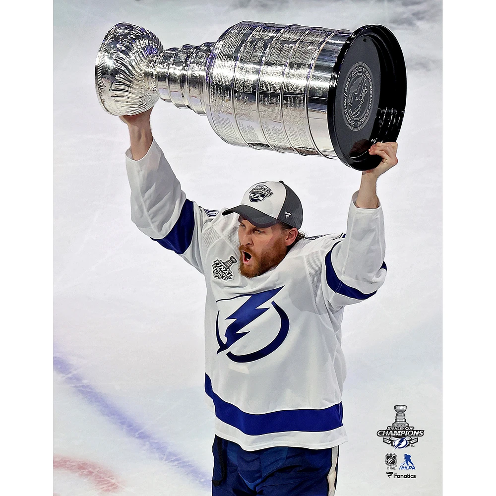 Blake Coleman Tampa Bay Lightning Unsigned 2020 Stanley Cup Champions Raising Photograph