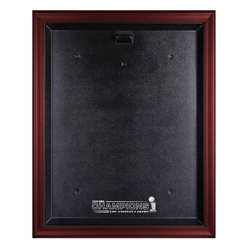 Los Angeles Lakers Mahogany Framed 2020 NBA Finals Champions Logo Jersey Display Case