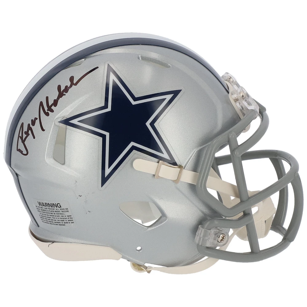 Roger Staubach Dallas Cowboys Autographed Riddell Speed Mini Helmet