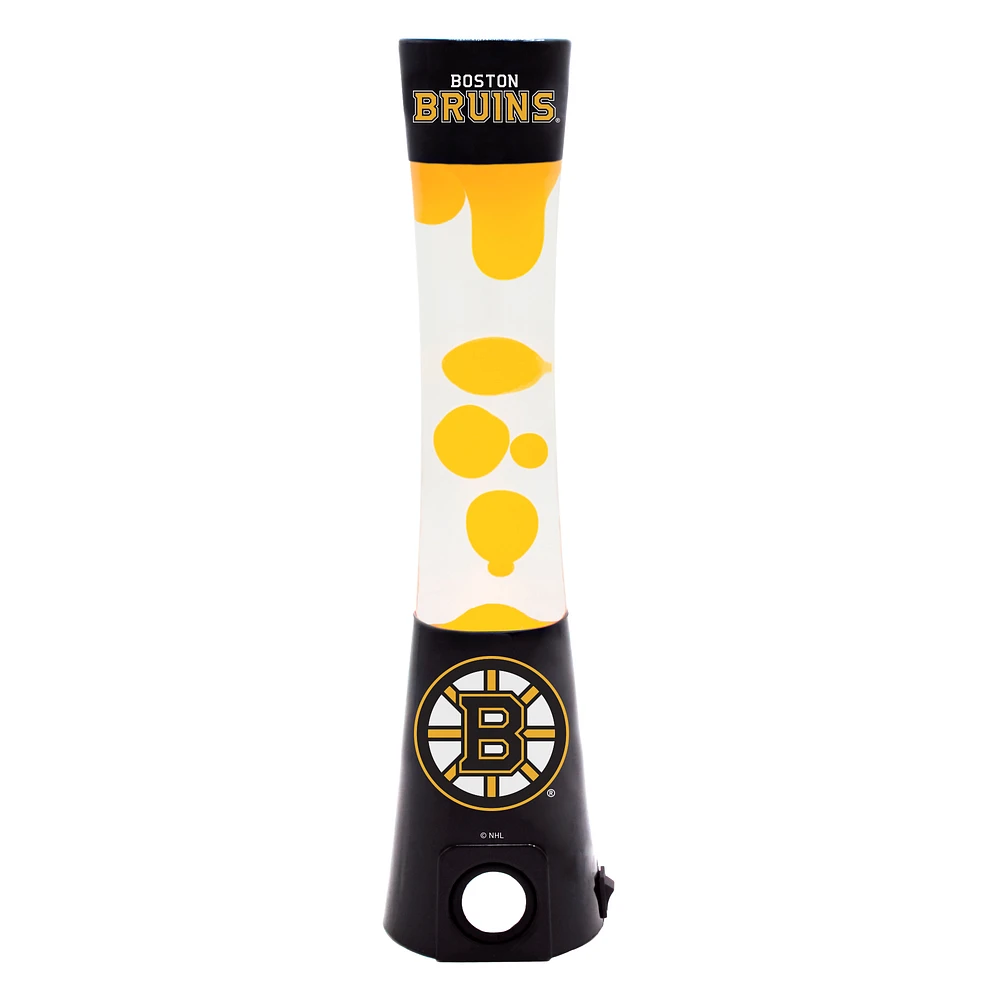 Boston Bruins Magma Lamp with Bluetooth Speaker