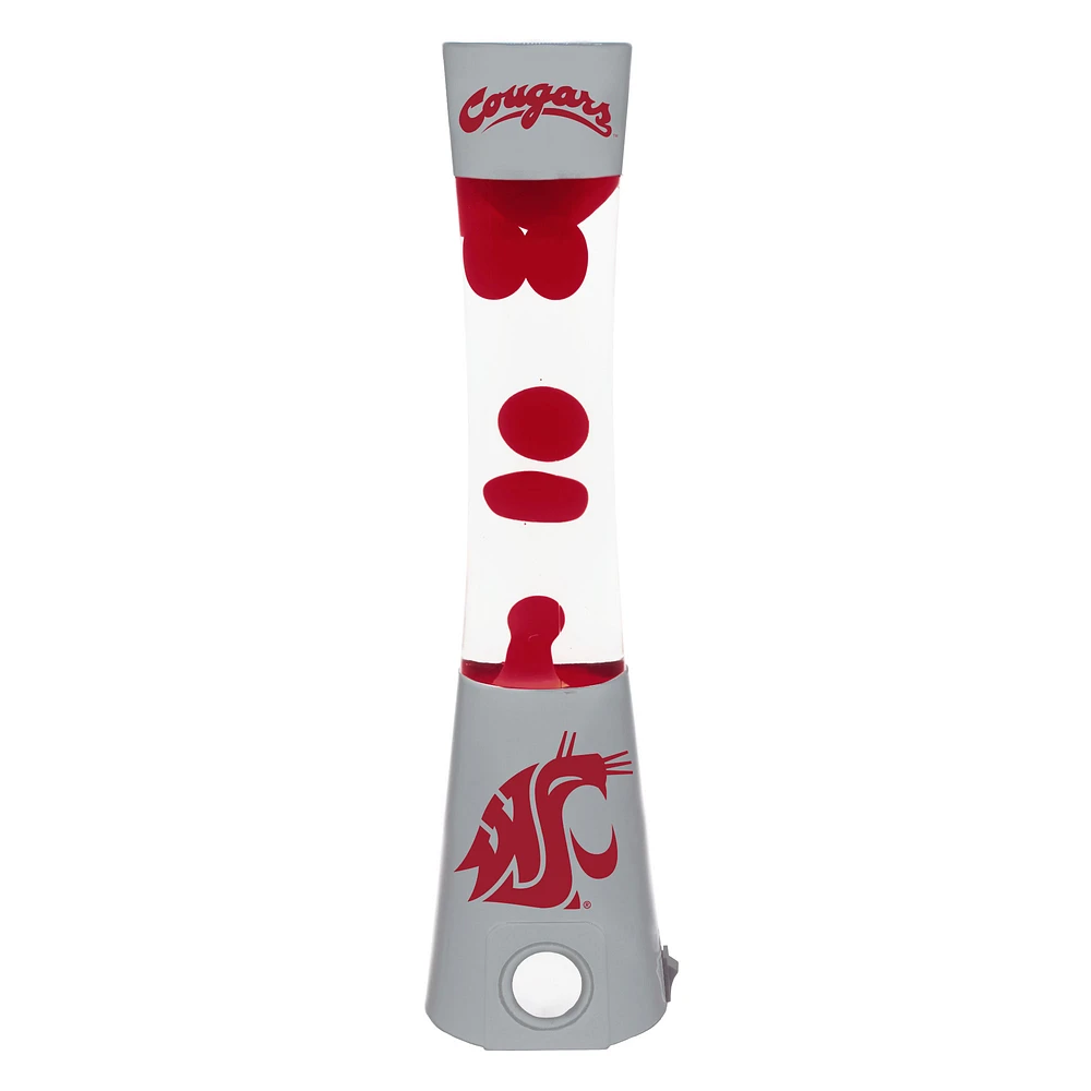 Washington State Cougars Magma Lamp with Bluetooth Speaker