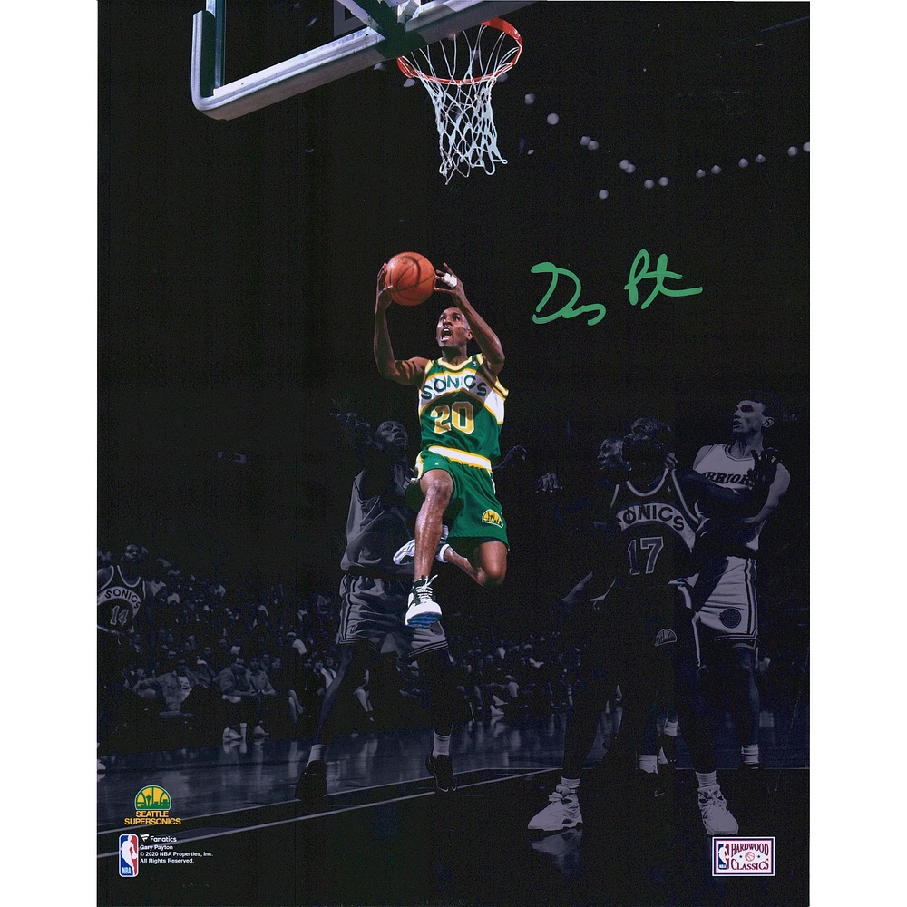 Gary Payton Seattle Supersonics Autographed 11" x 14" Spotlight Photograph
