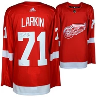 Dylan Larkin Detroit Red Wings Autographed Red Adidas Authentic Jersey