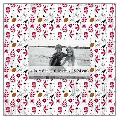 Stanford Cardinal 10'' x 10'' Floral Pattern Frame