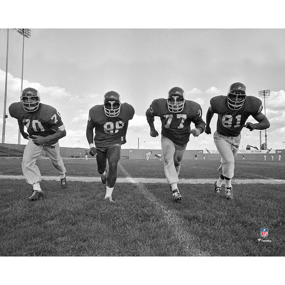 Minnesota Vikings Unsigned Purple People Eaters Action Photograph
