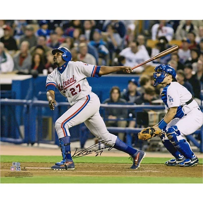 Vladimir Guerrero Montreal Expos Autographed 16" x 20" Hitting Photograph