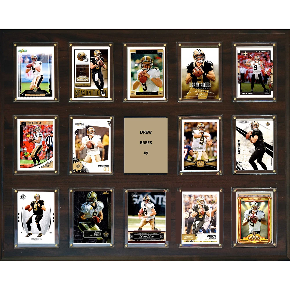 Drew Brees New Orleans Saints 16'' x 20'' Plaque