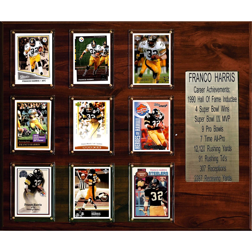 Franco Harris Pittsburgh Steelers 15'' x 18'' Plaque