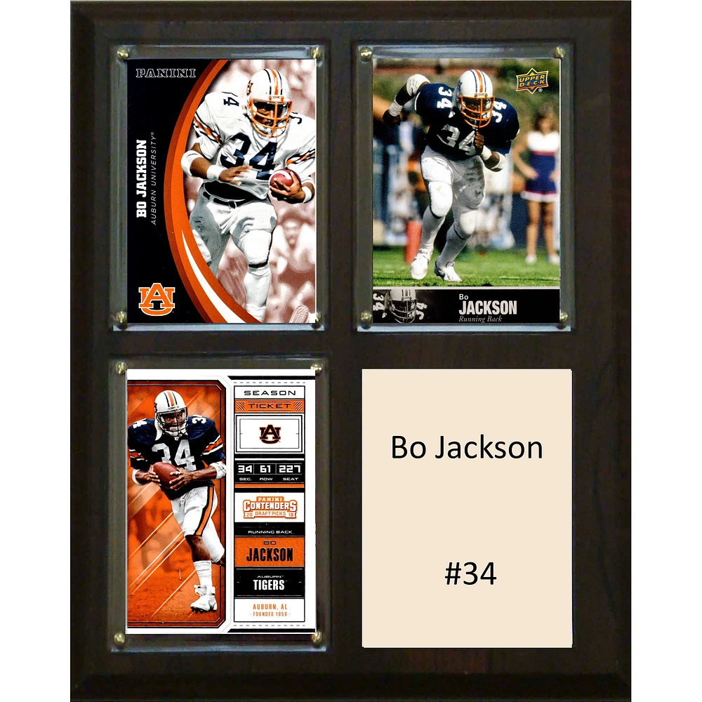 Bo Jackson Auburn Tigers 8'' x 10'' Plaque