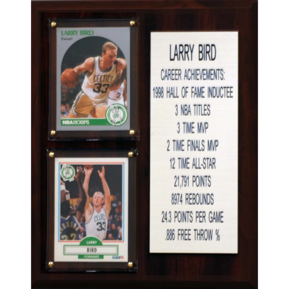 Larry Bird Boston Celtics 8'' x 10'' Plaque