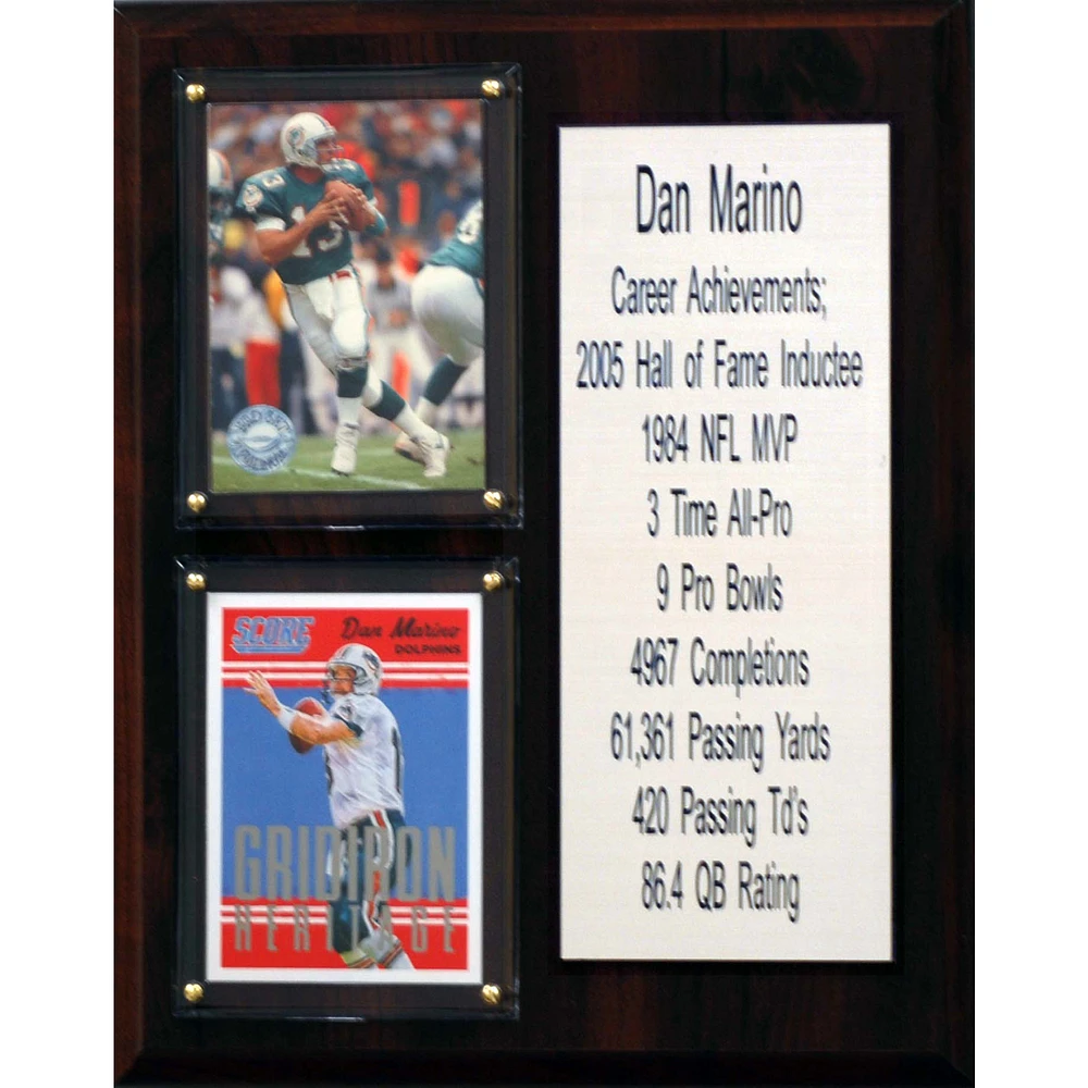 Dan Marino Miami Dolphins 8'' x 10'' Plaque