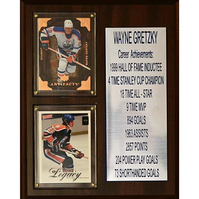 Wayne Gretzky Edmonton Oilers 8'' x 10'' Plaque