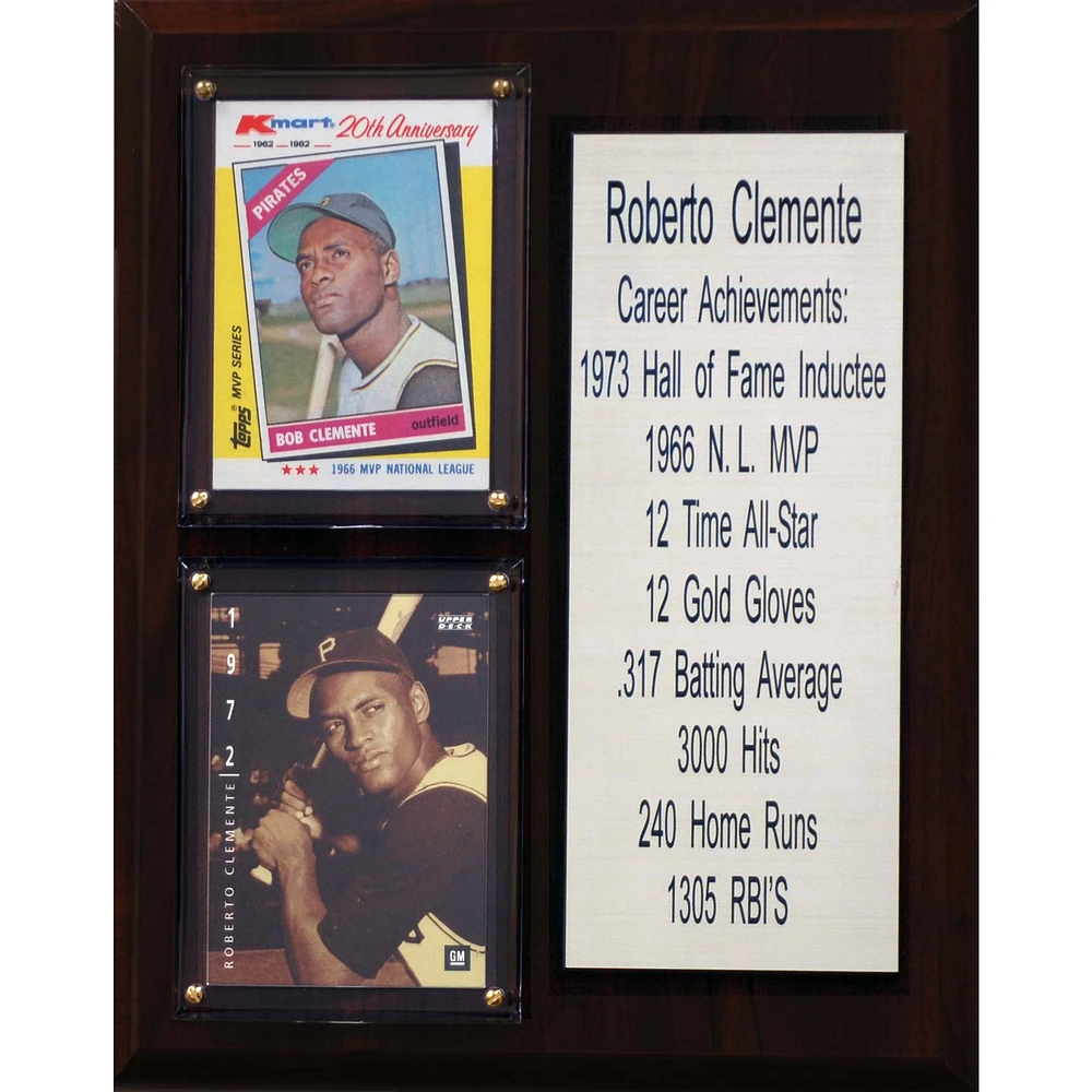 Roberto Clemente Pittsburgh Pirates 8'' x 10'' Plaque
