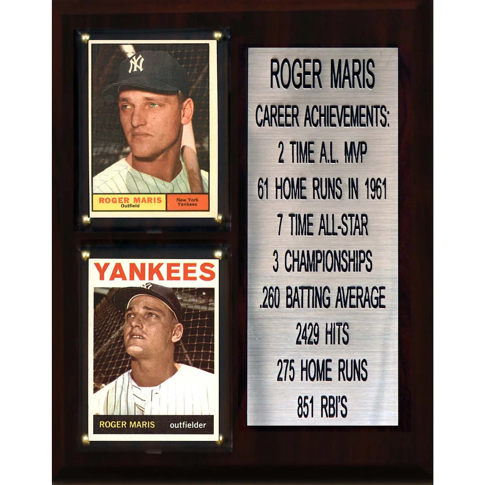 Roger Maris New York Yankees 8'' x 10'' Plaque