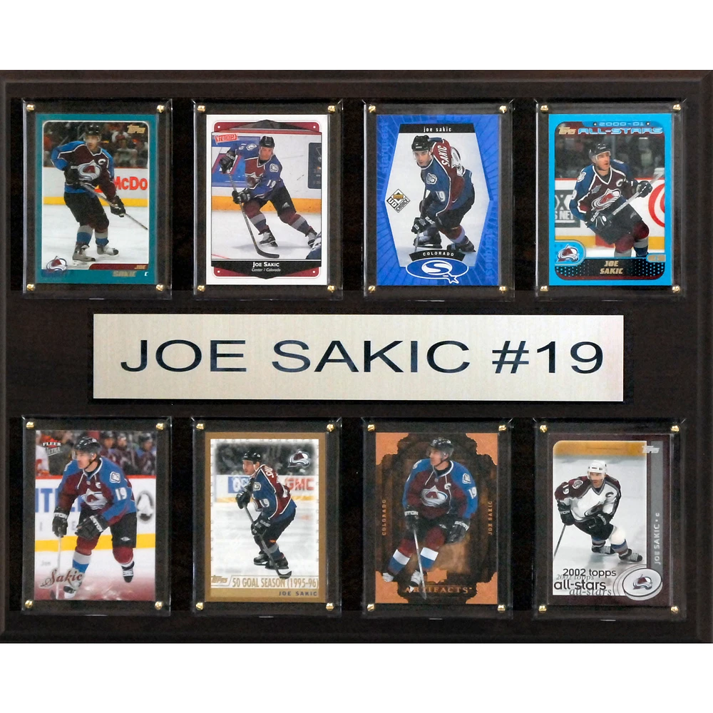 Joe Sakic Colorado Avalanche 12'' x 15'' Plaque