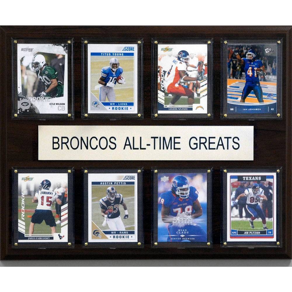 Boise State Broncos 12'' x 15'' All-Time Greats Plaque