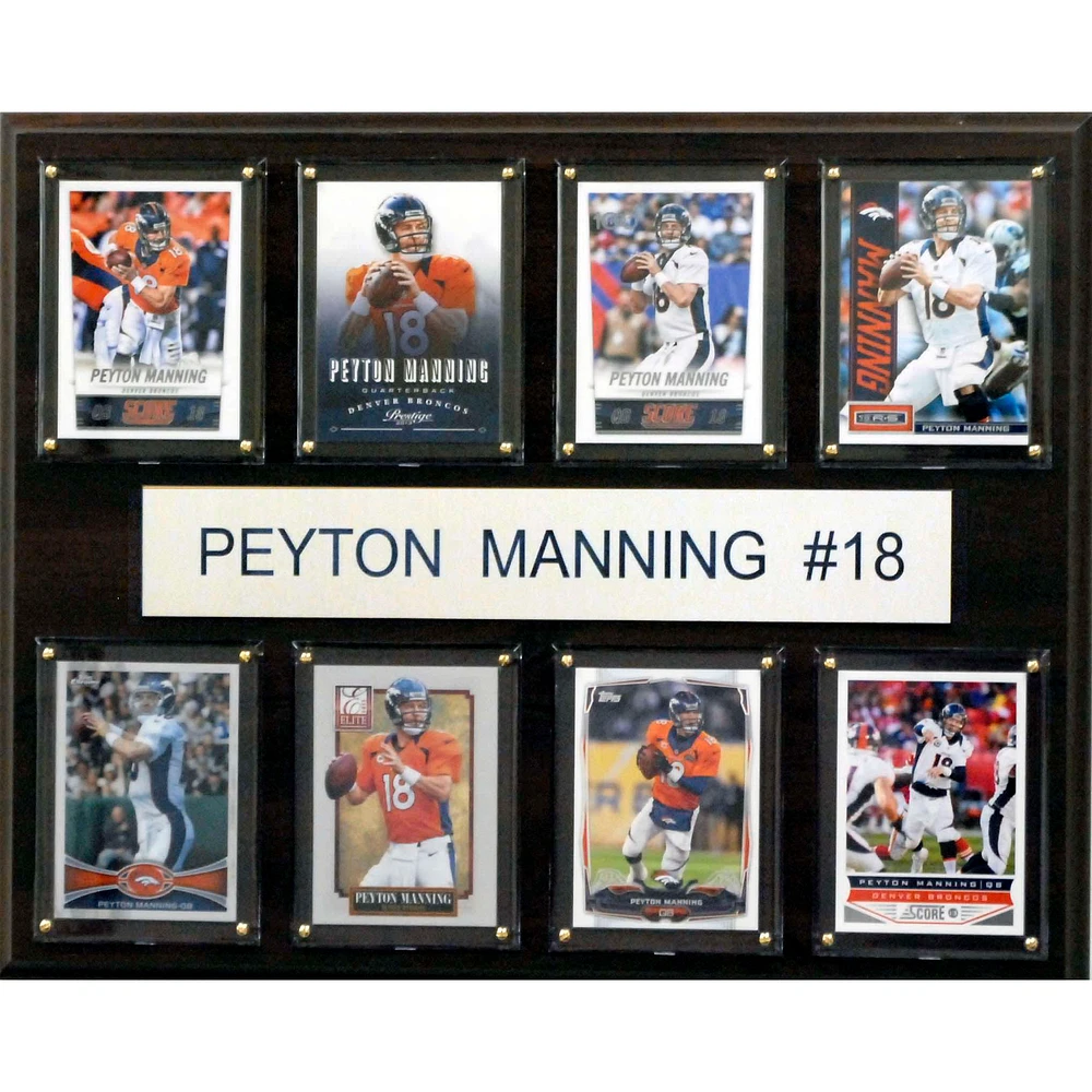 Peyton Manning Denver Broncos 12'' x 15'' Plaque