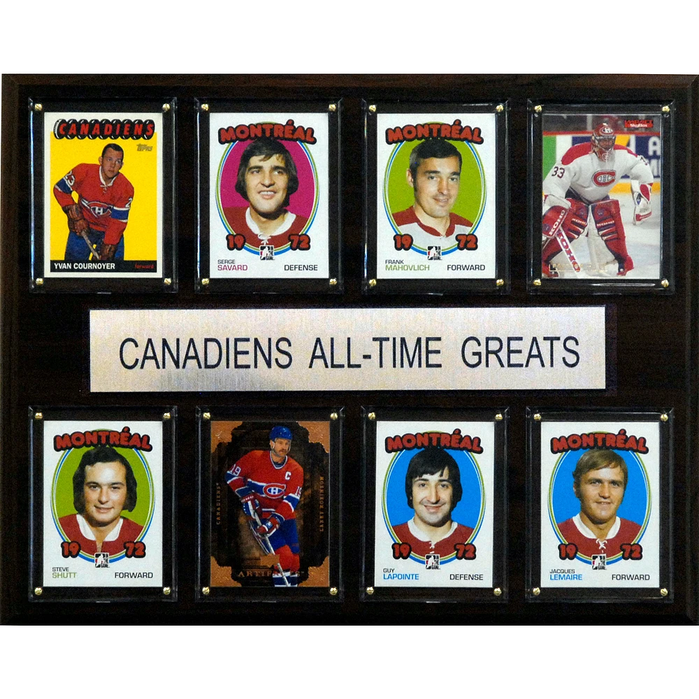 Montreal Canadiens 12'' x 15'' All-Time Greats Plaque