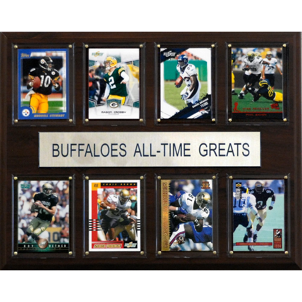 Colorado Buffaloes 12'' x 15'' All-Time Greats Plaque