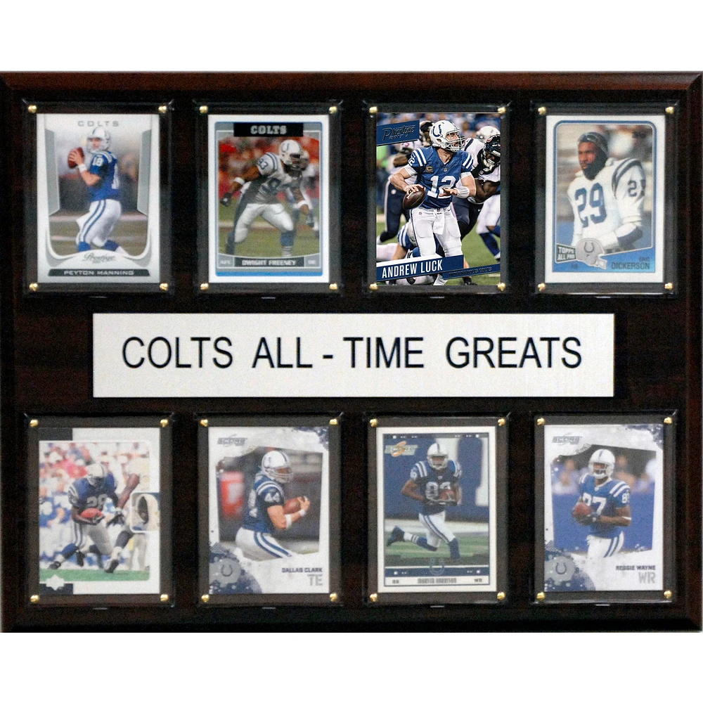 Indianapolis Colts 12'' x 15'' All-Time Greats Plaque