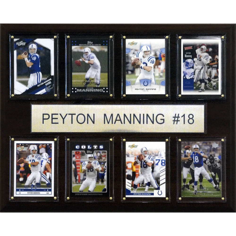 Peyton Manning Indianapolis Colts 12'' x 15'' Plaque