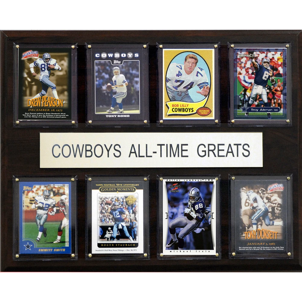 Dallas Cowboys 12'' x 15'' All-Time Greats Plaque