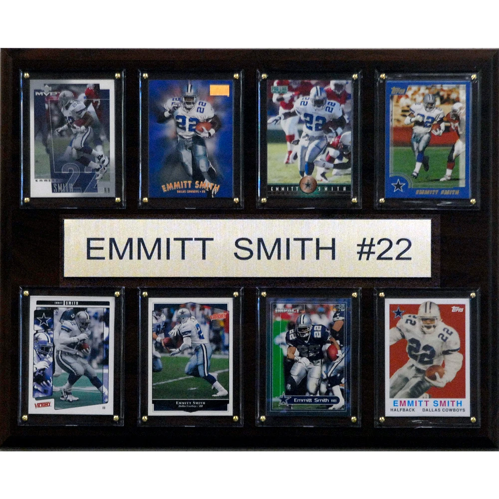 Emmitt Smith Dallas Cowboys 12'' x 15'' Plaque