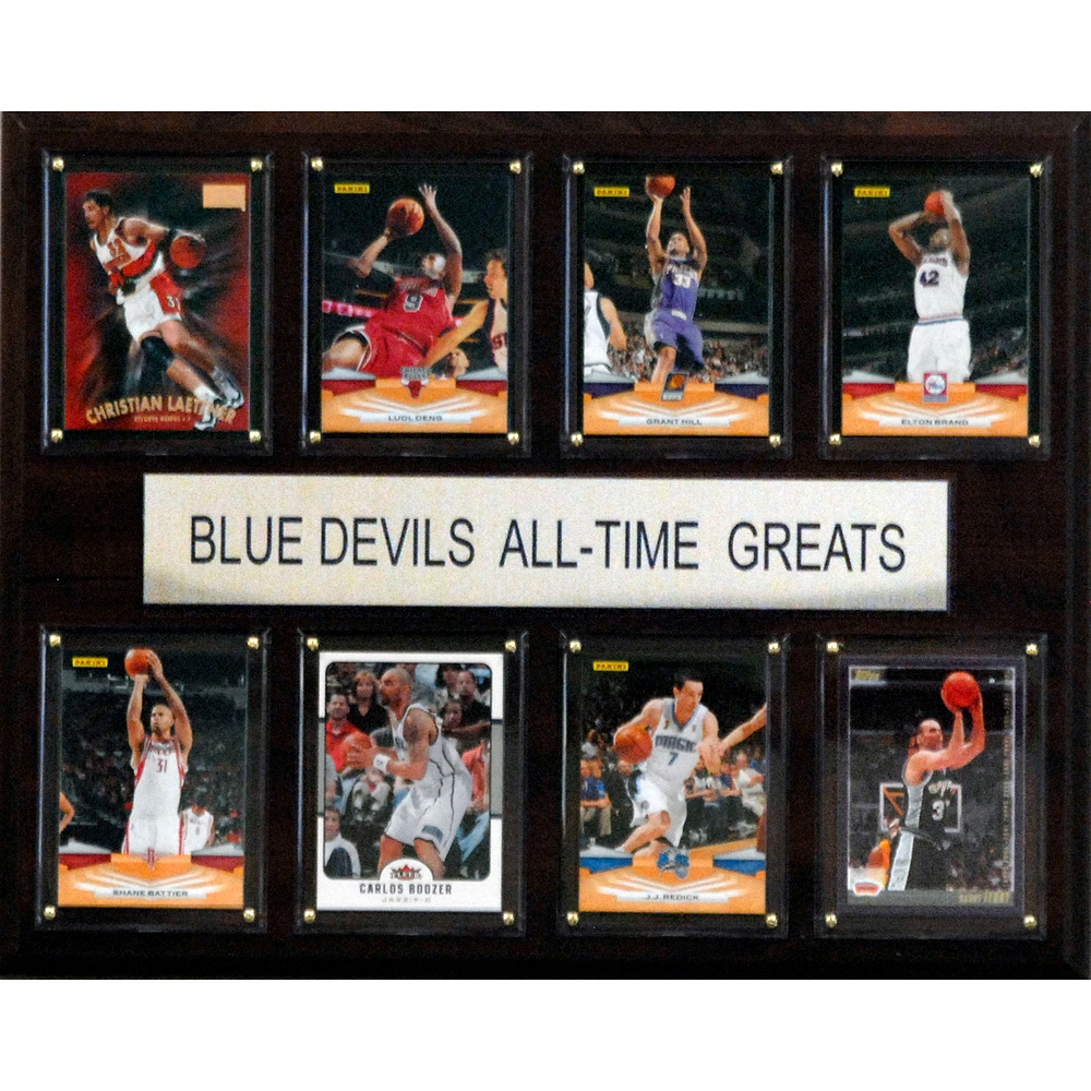 Duke Blue Devils 12'' x 15'' All-Time Greats Plaque