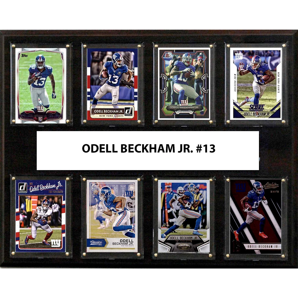 Odell Beckham Jr. New York Giants 12'' x 15'' Plaque