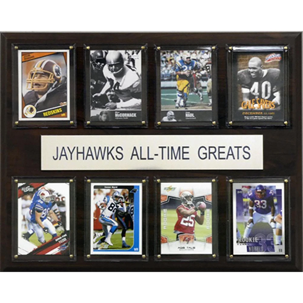 Kansas Jayhawks 12'' x 15'' Basketball All-Time Greats Plaque