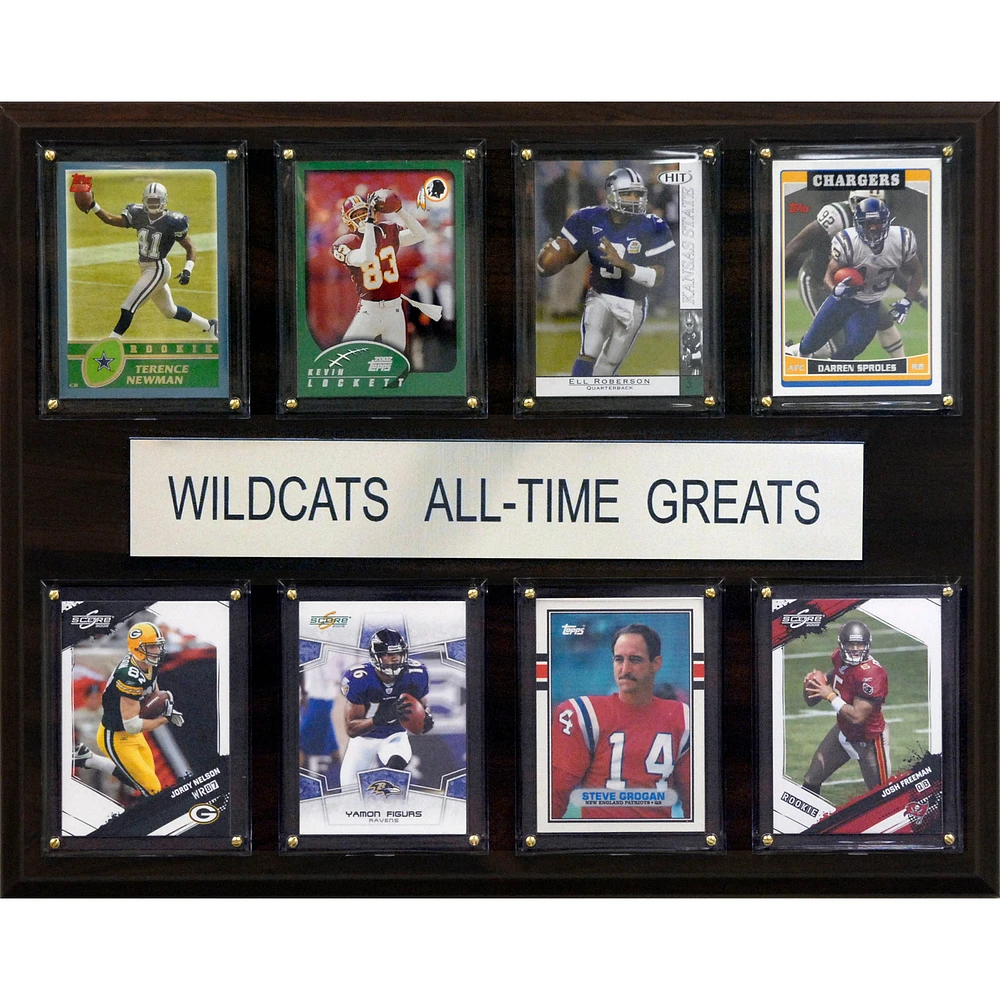 Kansas State Wildcats 12'' x 15'' All-Time Greats Plaque
