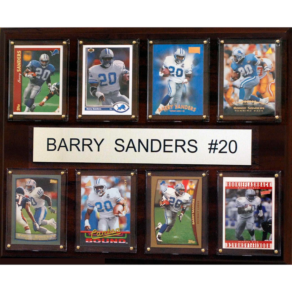 Barry Sanders Detroit Lions 12'' x 15'' Plaque