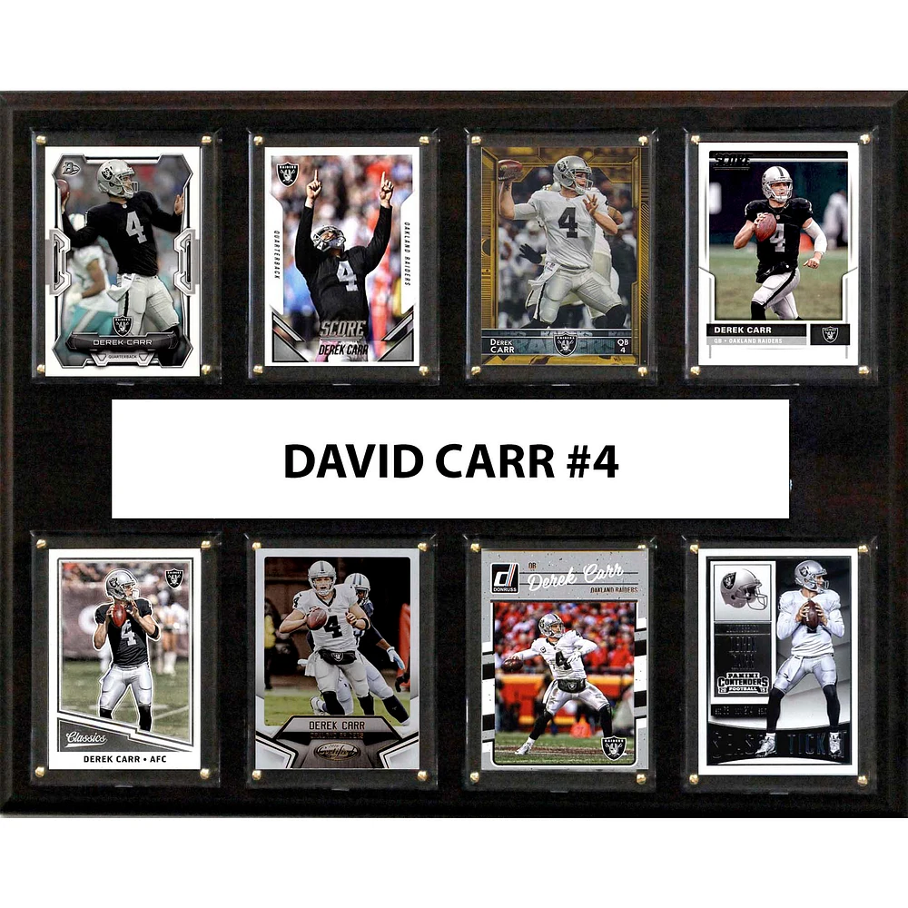 Derek Carr Oakland Raiders 12'' x 15'' Plaque