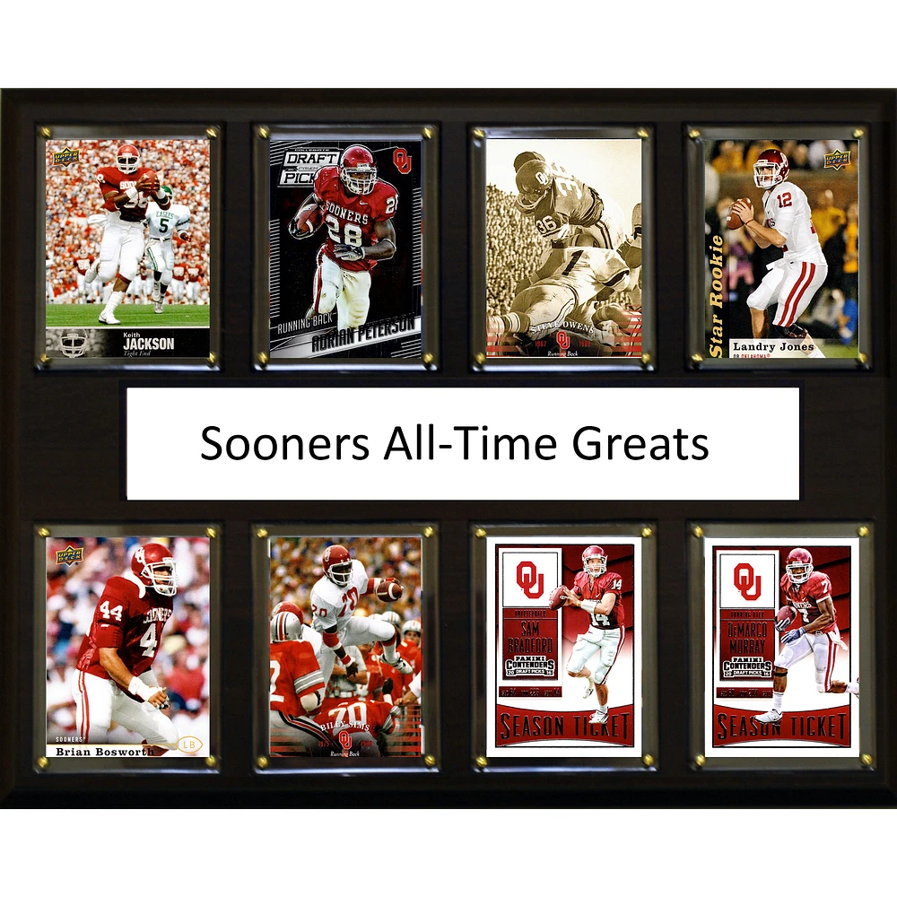 Oklahoma Sooners 12'' x 15'' All-Time Greats Team Plaque