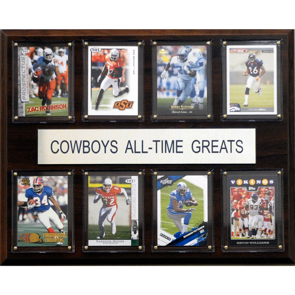 Oklahoma State Cowboys 12'' x 15'' All-Time Greats Plaque