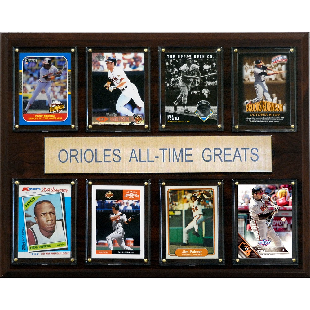 Baltimore Orioles 12'' x 15'' All-Time Greats Plaque