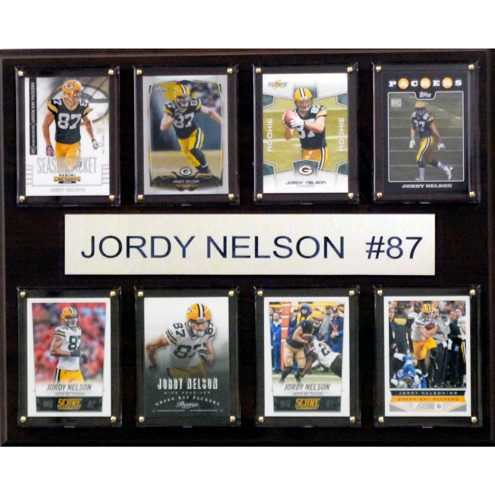 Jordy Nelson Green Bay Packers 12'' x 15'' Plaque