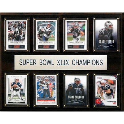 New England Patriots Super Bowl XLIX Champions 12'' x 15'' Team Plaque