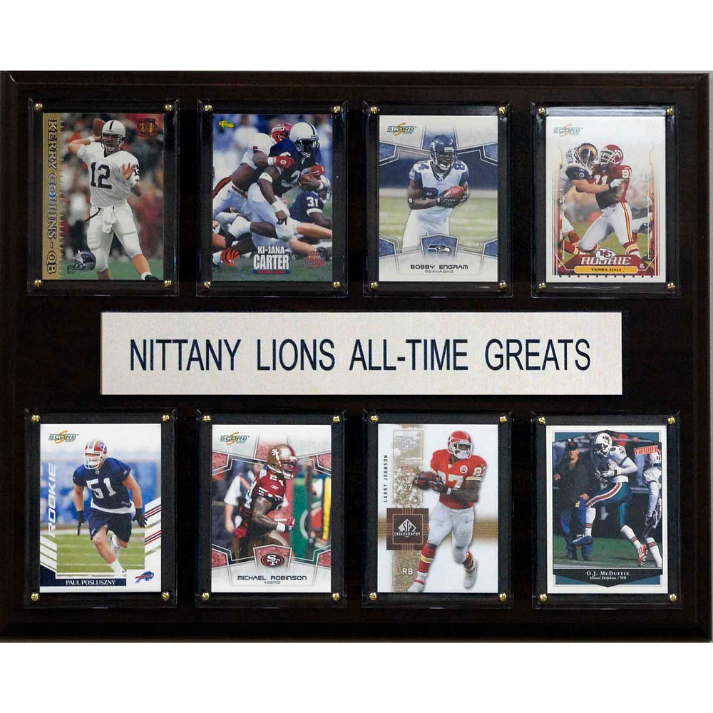 Penn State Nittany Lions 12'' x 15'' All-Time Greats Plaque