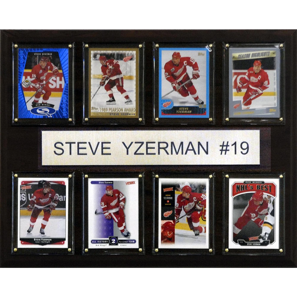 Steve Yzerman Detroit Red Wings 12'' x 15'' Plaque