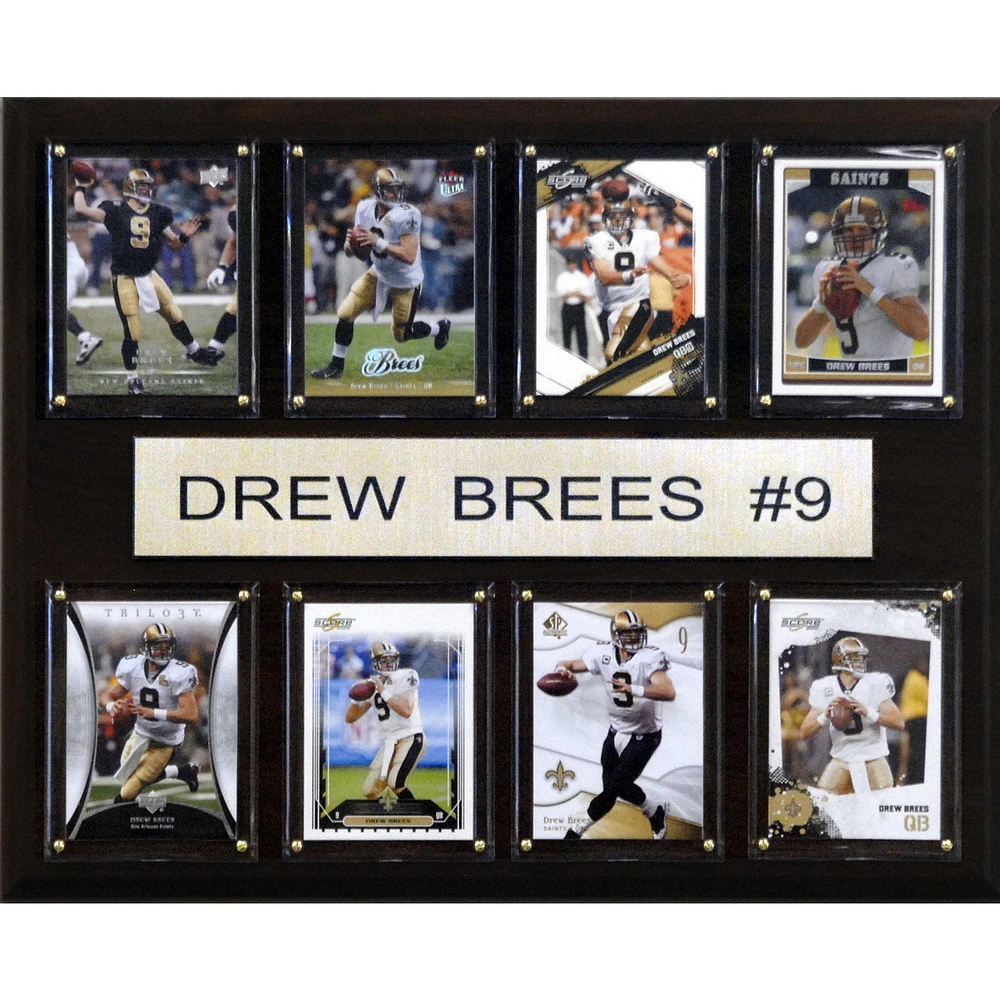 Drew Brees New Orleans Saints 12'' x 15'' Plaque