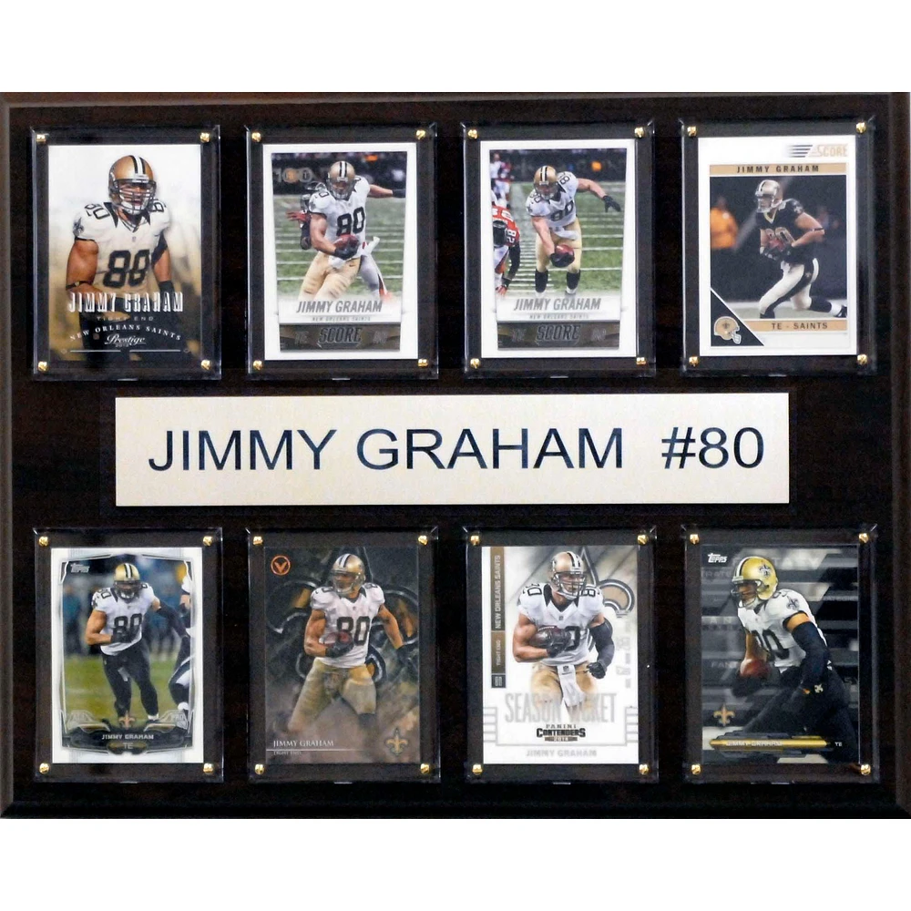 Jimmy Graham New Orleans Saints 12'' x 15'' Plaque