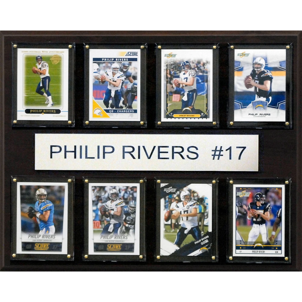 Philip Rivers Los Angeles Chargers 12'' x 15'' Plaque